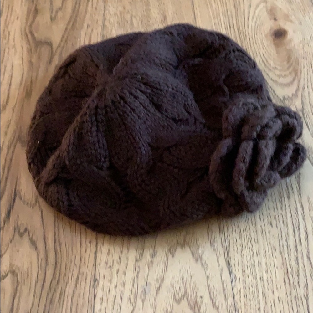 Brown winter hat